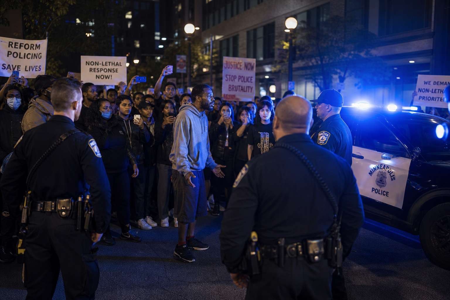 Minnesota Law Enforcement Pressure Calls for Non-Lethal Response